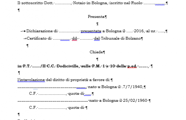 Compilazione e presentazione di Domande Tavolari Digitali e Volture Catastali 